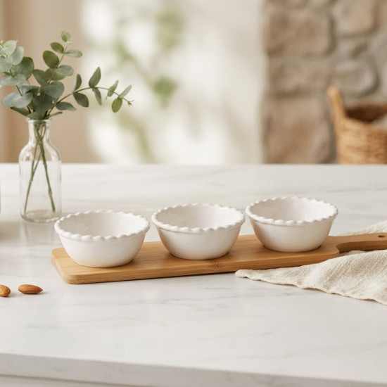 Bowl Set 3 Pcs with Stand